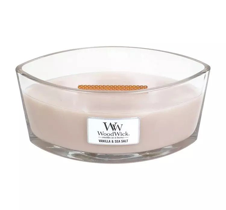 WOODWICK ELLIPSE CANDLE ŚWIECA ZAPACHOWA VANILLA & SEA SALT 453,6G