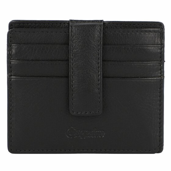 Esquire Oslo Nappa Credit Card Case RFID Leather 9,5 cm schwarz
