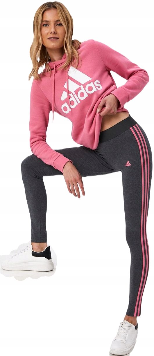 Legginsy damskie Adidas Loungewear Essentials 3-Stripes H07769