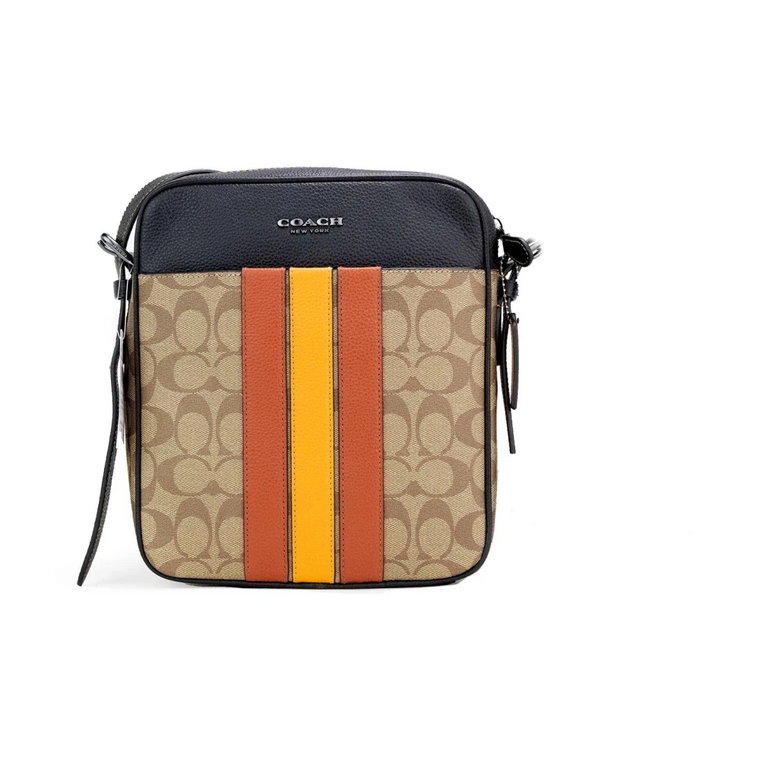 Varsity Stripe Crossbody Torba Coach