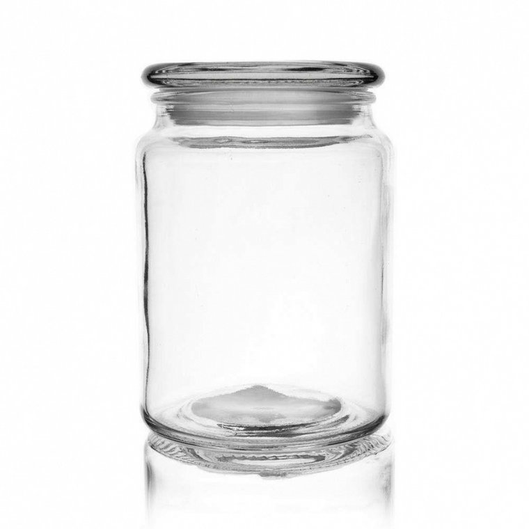 Pojemnik szklany kuchenny, słój, słoik, 0,75 l, retro kod: O-126492