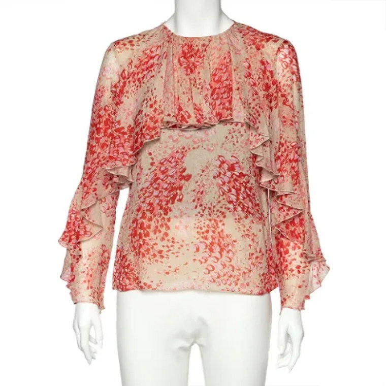 Pre-owned Silk tops Giambattista Valli Pre-owned