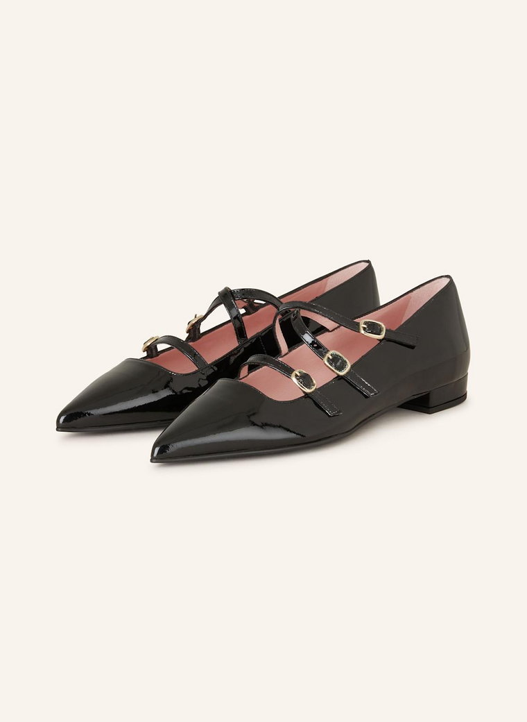 Pretty Ballerinas Baleriny Mary Jane Clementine schwarz