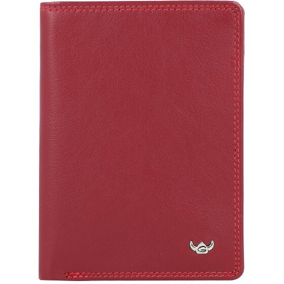 Golden Head Polo Identity Card Case RFID Leather 9 cm rot