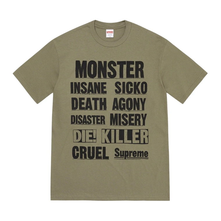 Monster Light Olive Tee Edycja Limitowana Supreme