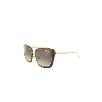 Carolina Herrera, Sunglasses SHN 593M Brązowy, female,