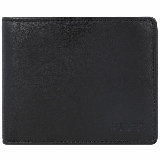 Hugo Subway Trifold Wallet Leather 11 cm black