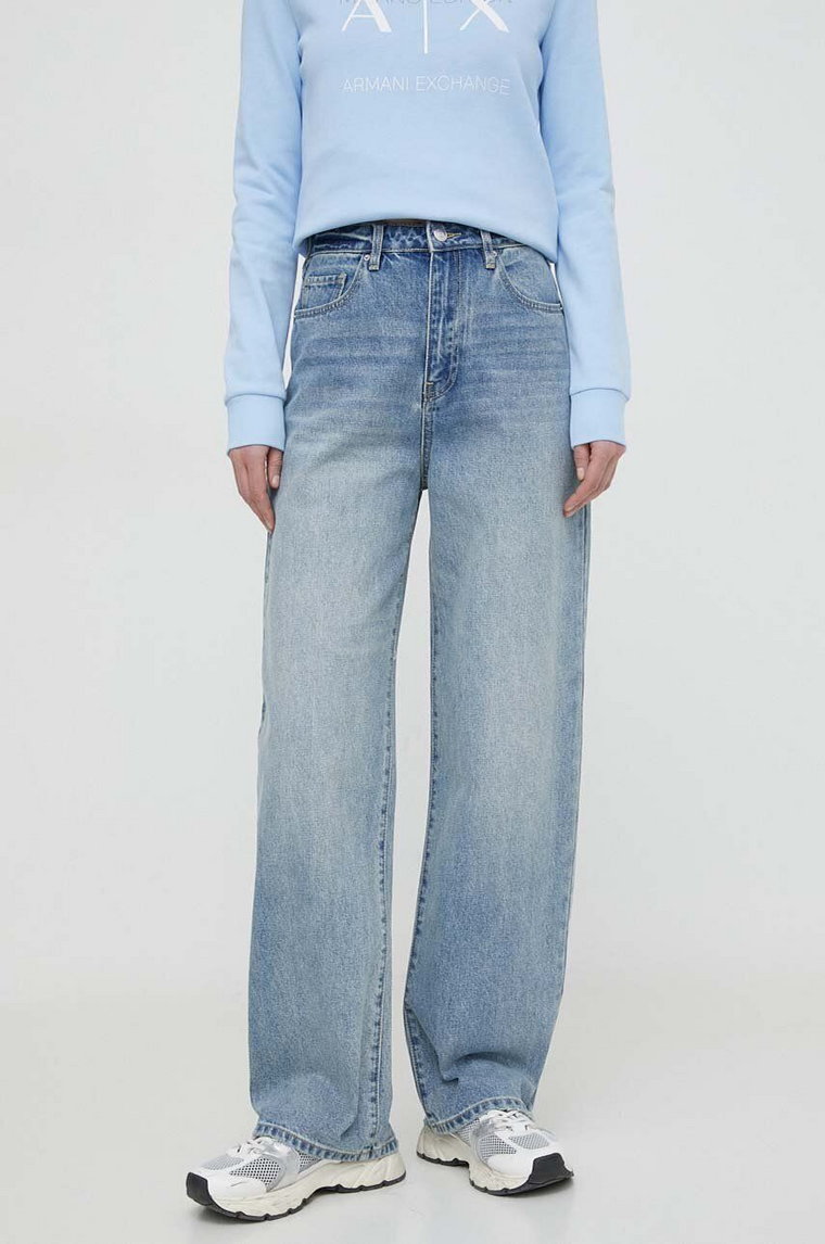 Armani Exchange jeansy damskie high waist 8NYJ38 Y4AAZ NOS