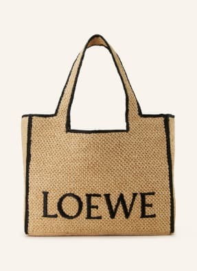 Loewe Torba Shopper Font Tote Large beige