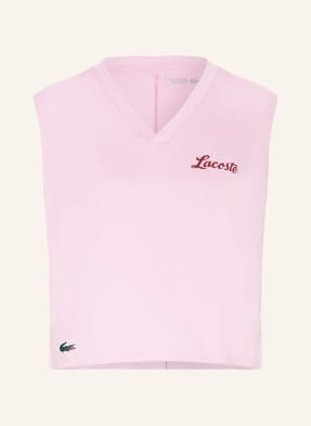 Lacoste Koszulka Funkcyjna pink