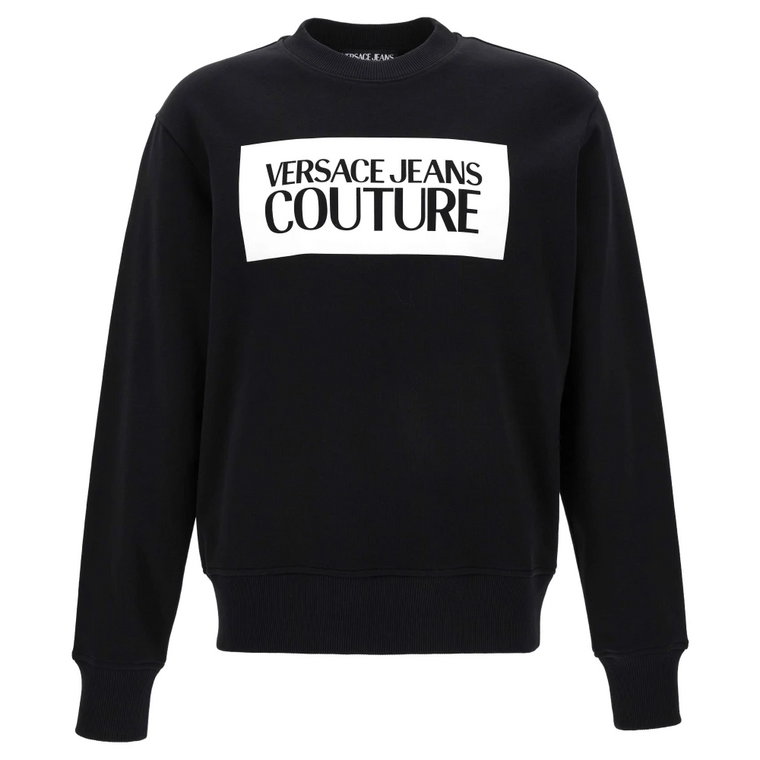 Sweter z okrągłym dekoltem Versace Jeans Couture