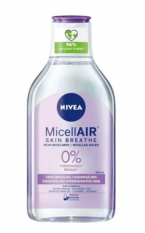 Nivea Visage - pielęgnujący płyn micelarny do skóry wrażliwej i nadwrażliwej 400ml