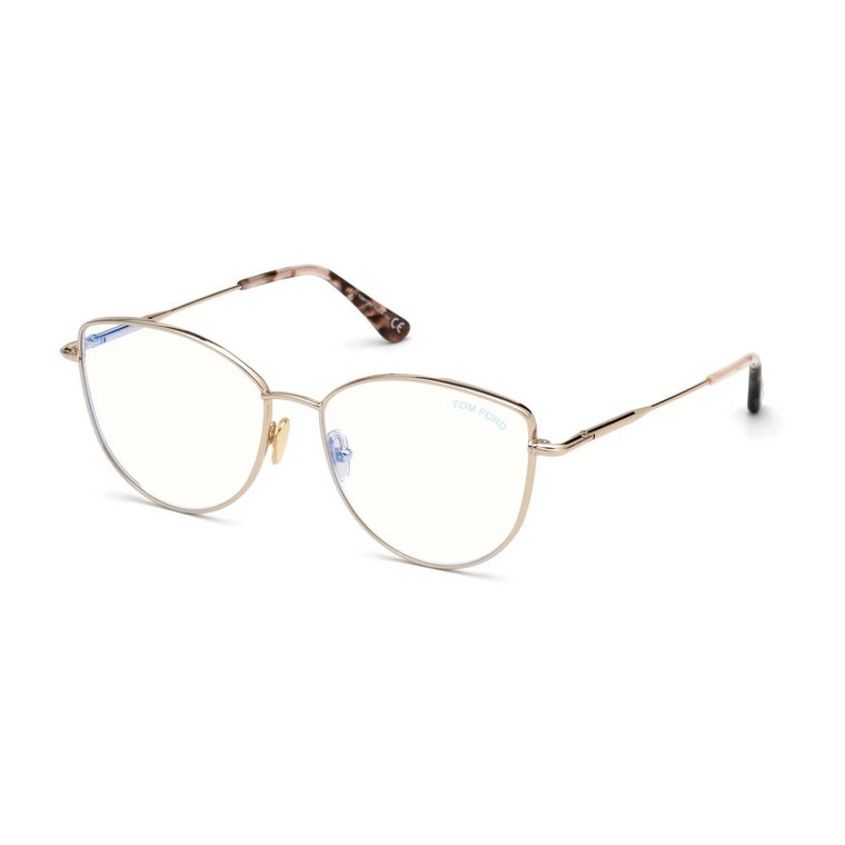 Ft5667-B 028 Złote Okulary Tom Ford