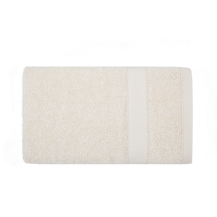 Ręcznik łazienkowy bawełniany FARO, 500g/m2, 50 x 90 cm, kremowy