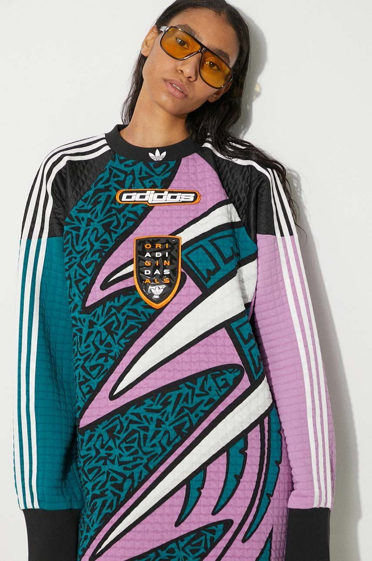 adidas Originals bluza Oversize Jersey damska  wzorzysta IX9882