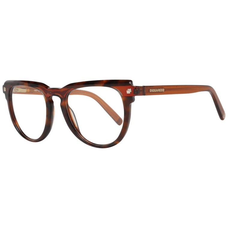 Brązowe Unisex Okulary Optyczne Dsquared2