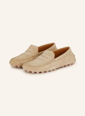 Tod's Mokasyny Gommino Macro beige