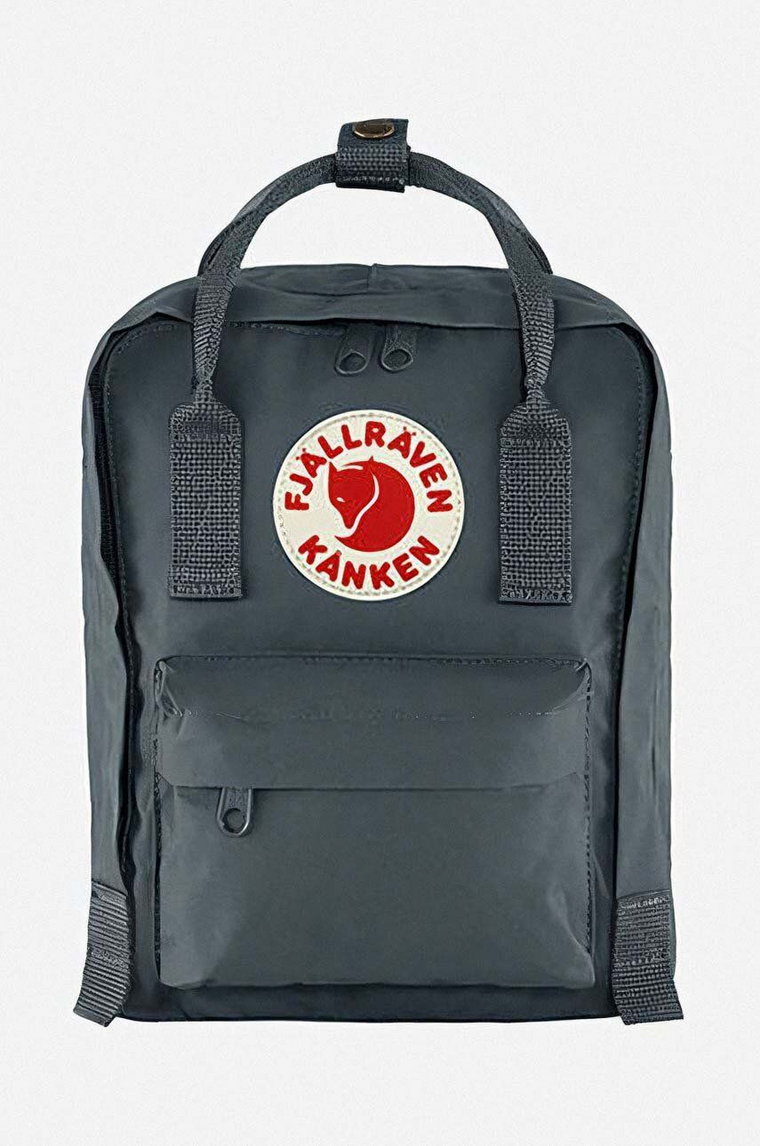 Fjallraven plecak Kanken Mini kolor szary mały z aplikacją F23561.031-031