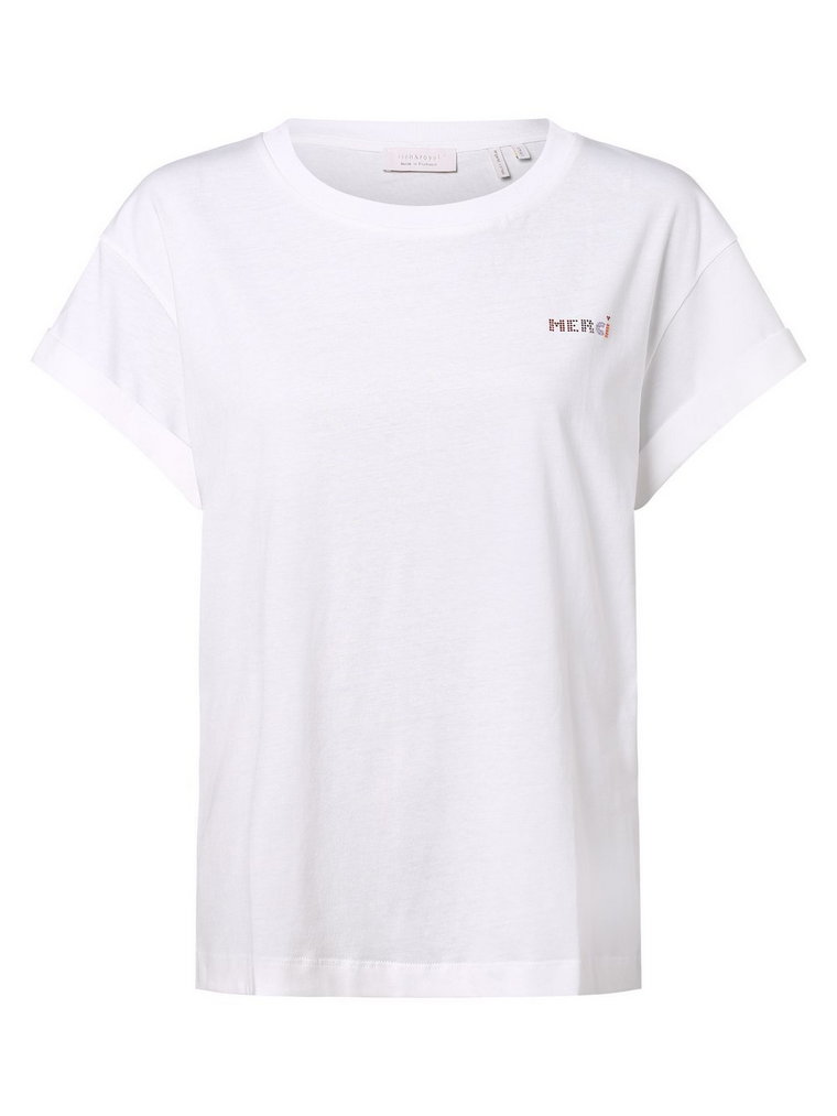 Rich & Royal - T-shirt damski, biały