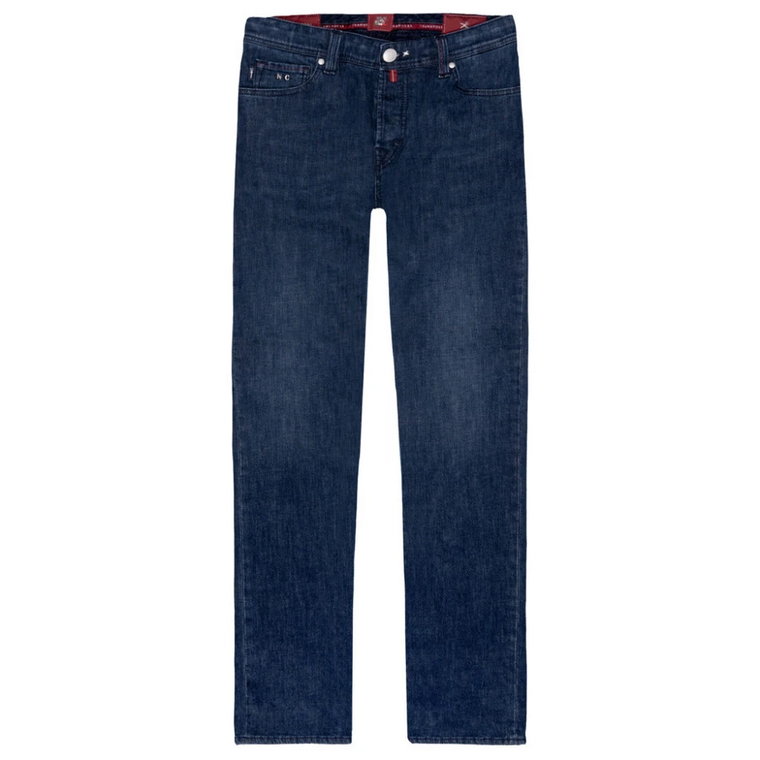 Męskie jeansy wysokiej jakości, regular fit, 5 kieszeni Tramarossa