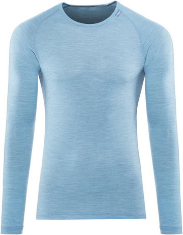 Woolpower Lite Koszulka z długim rękawem, niebieski L 2022 Koszulki bazowe termiczne i narciarskie