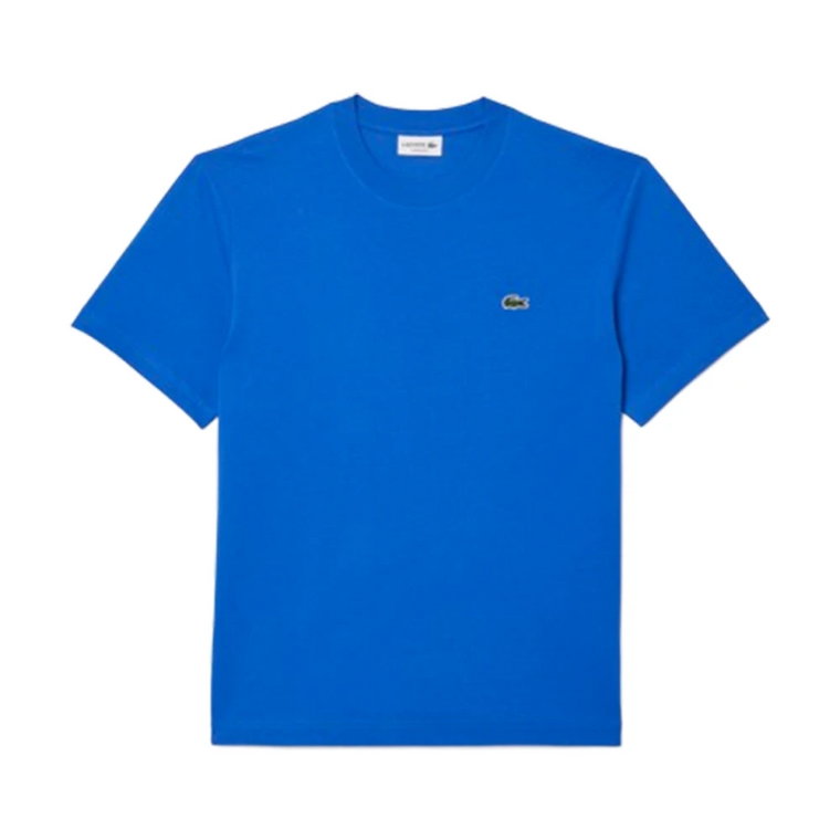 Klasyczny Bawełniany T-shirt z Jerseyu (Niebieski) Lacoste