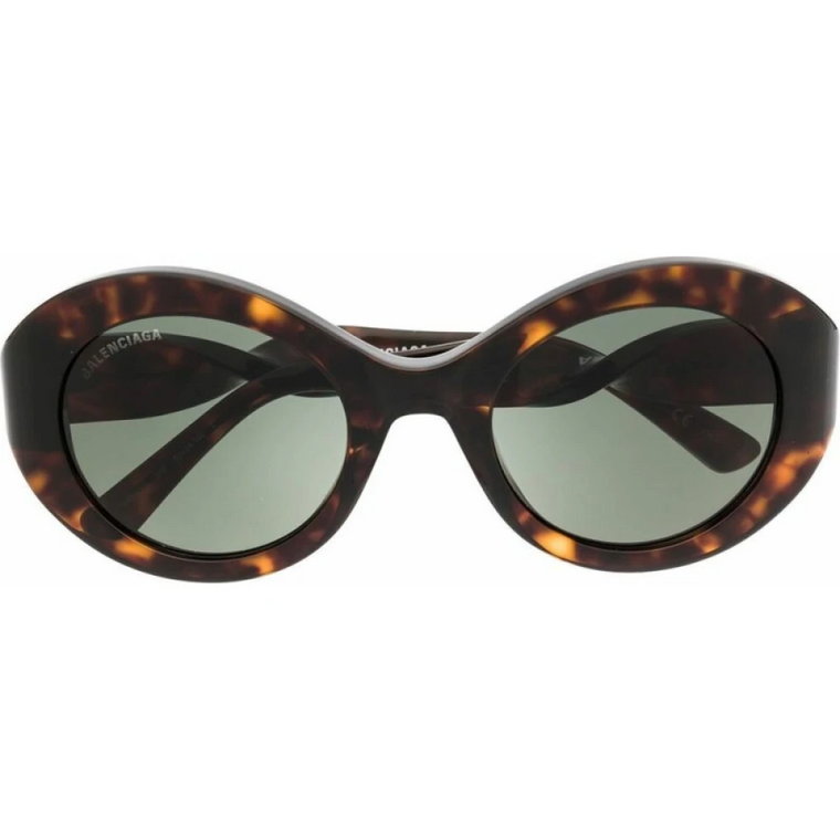 Stylowe okrągłe okulary przeciwsłoneczne Balenciaga