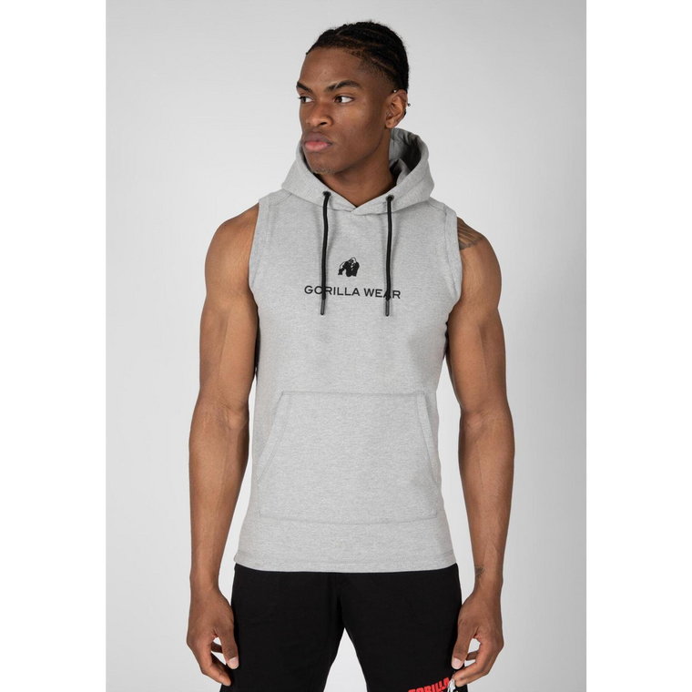 Bezrękawik fitness męskie Gorilla Wear Lincoln Sleeveless Hoodie z kapturem