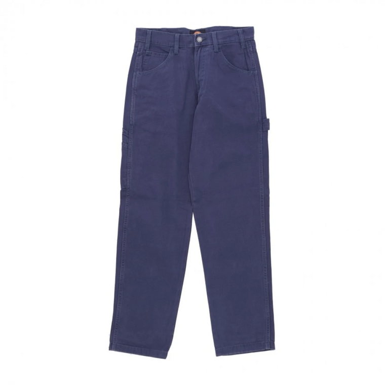 Granatowe Chinosy Streetwear Spodnie Dickies