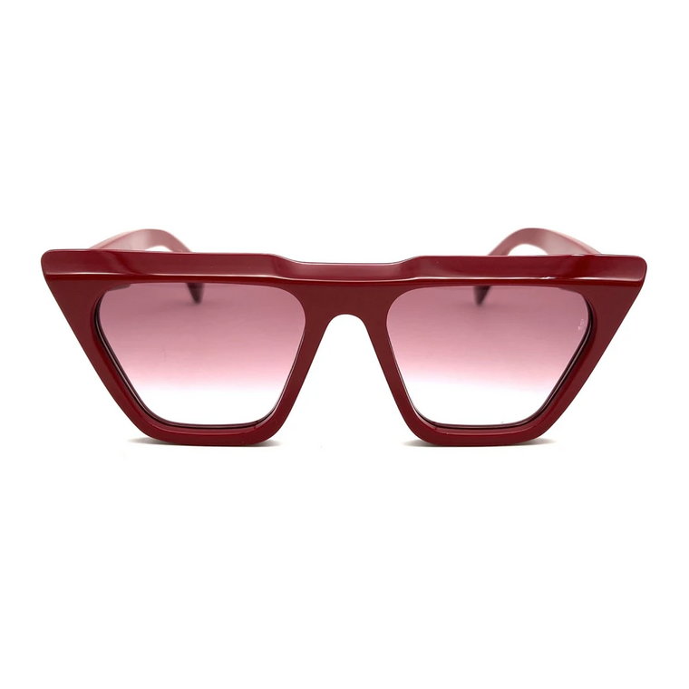 Czerwone okulary przeciwsłoneczne dla kobiet - Stylowe akcesoria Jacques Marie Mage