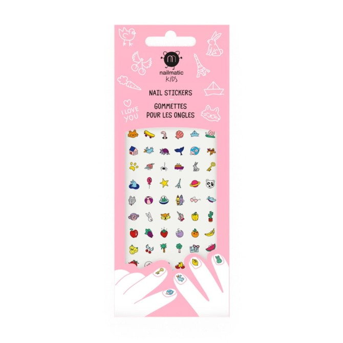 Nailmatic Kids Nail Stickers naklejki na paznokcie dla dzieci Happy Nails