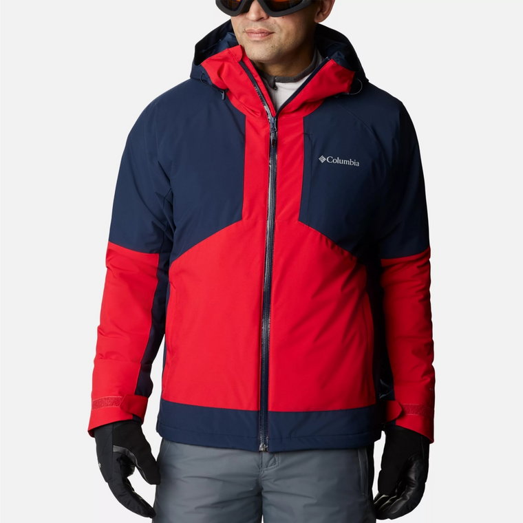 Męska kurtka narciarska Columbia Centerport II Waterproof Ski Jacket mountain red/collegiate navy - XL