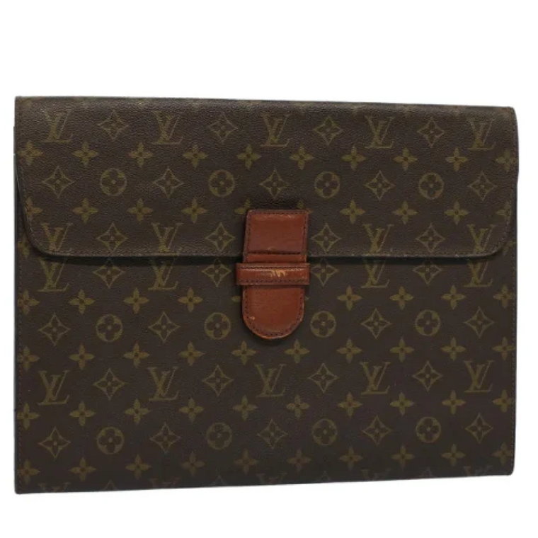 Pre-owned Canvas clutches Louis Vuitton Vintage