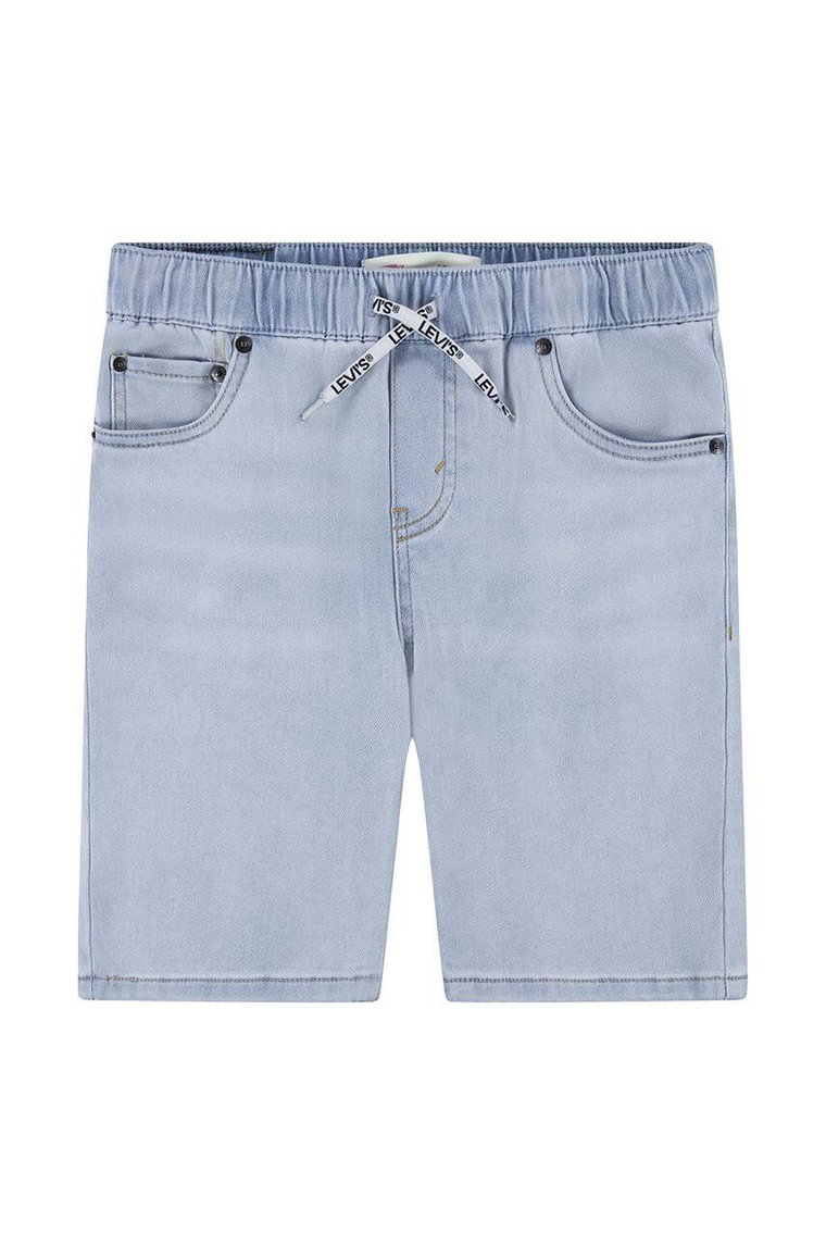 Levi's szorty jeansowe dziecięce LVB SKINNY DOBBY SHORT kolor niebieski