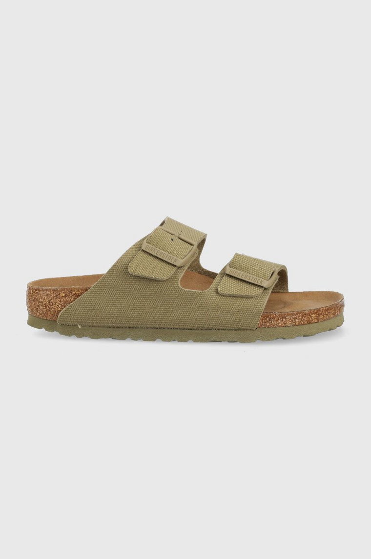 Birkenstock klapki Arizona Rivet Logo damskie kolor zielony 1024065 1024065-Khaki