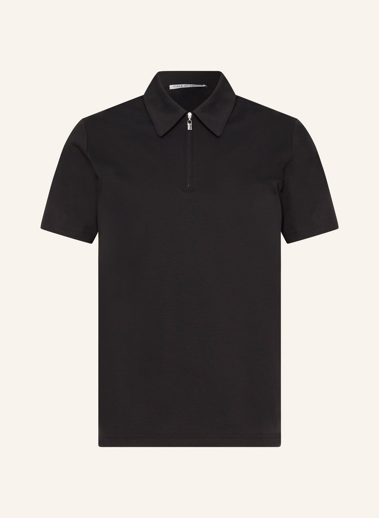 Tiger Of Sweden Koszulka Polo Z Dżerseju Laron Slim Fit schwarz