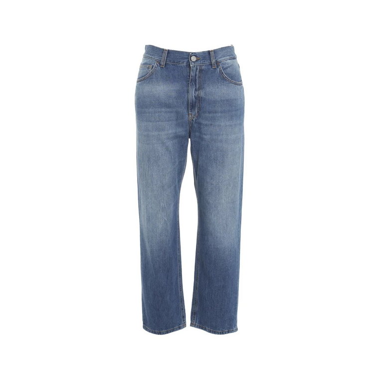 Mom-Fit Jeans z pętelkami na pasek Jucca