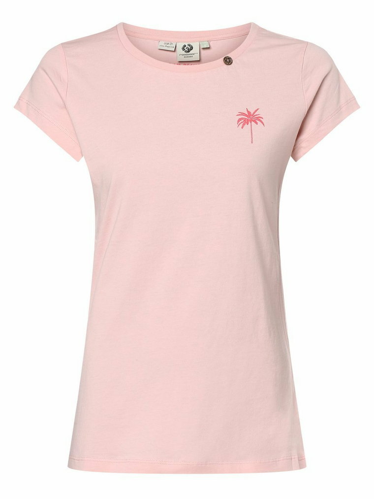 Ragwear - T-shirt damski  Florah Remake, różowy