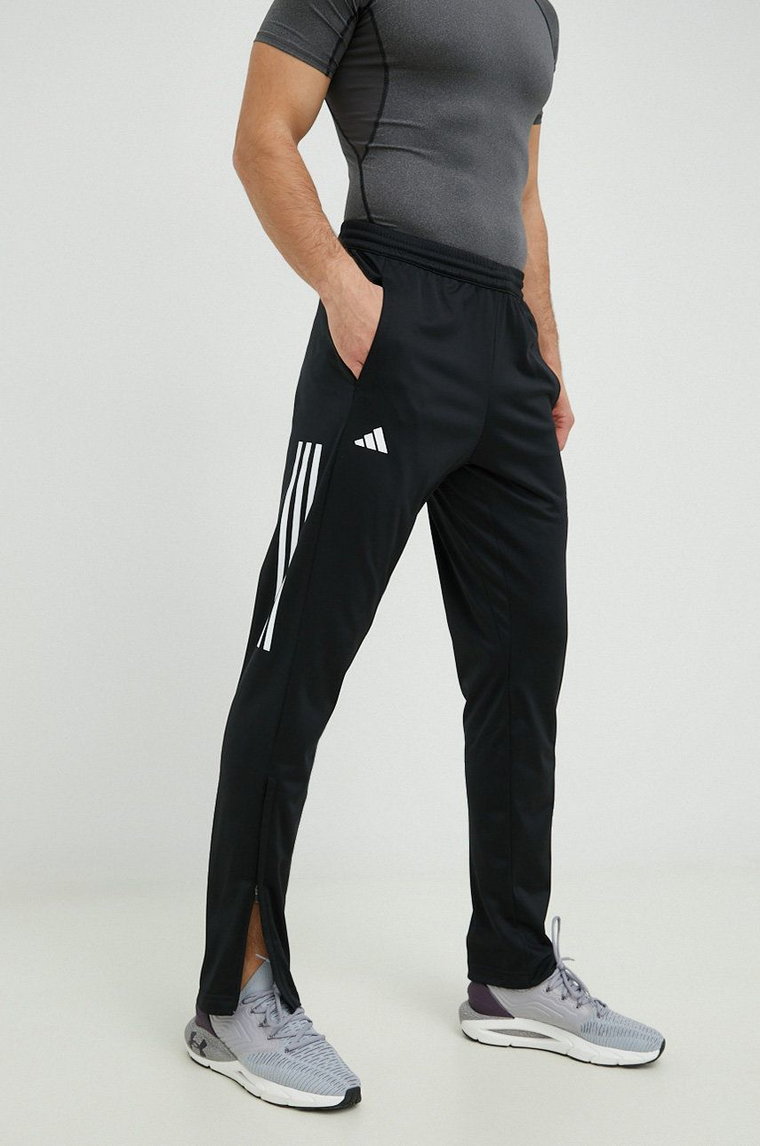adidas Performance spodnie treningowe męskie kolor czarny z nadrukiem HT7180