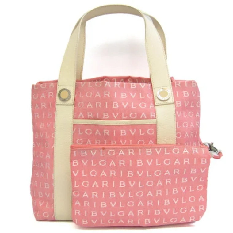 Pre-owned Canvas totes Bvlgari Vintage