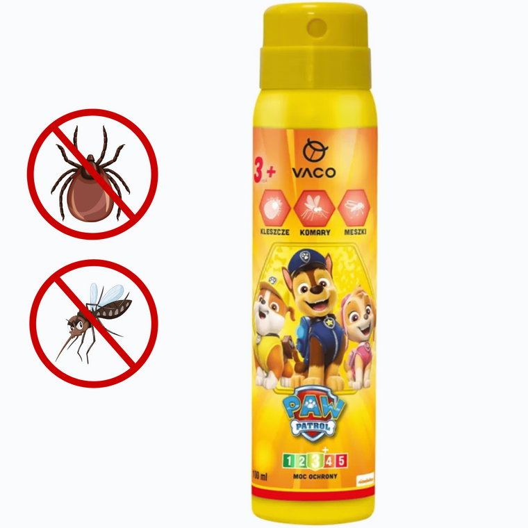 VACO PSI PATROL SPRAY NA KOMARY, KLESZCZE, MESZKI DLA DZIECI OD 36MCY 100ML