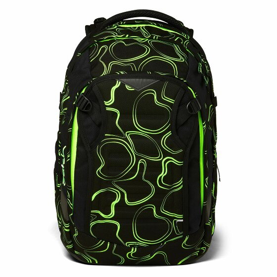 Satch plecak szkolny match 45 cm black neon green