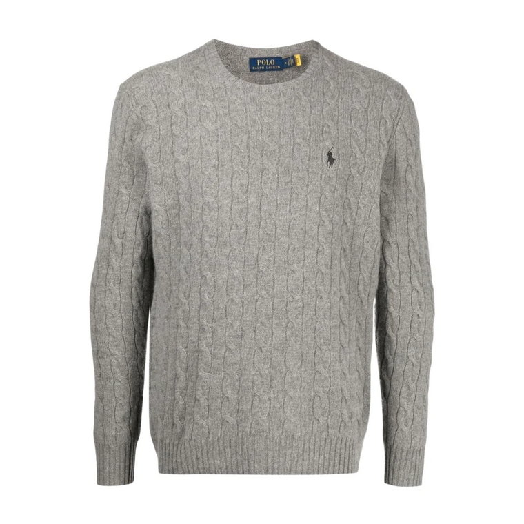 Męski Sweter LS Cable Knit Polo Ralph Lauren