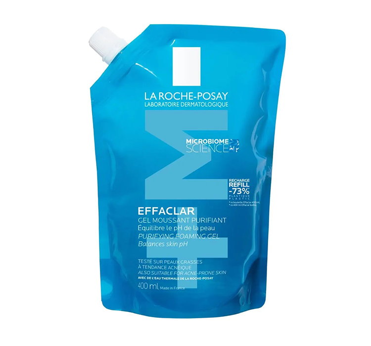 LA ROCHE-POSAY EFFACLAR OCZYSZCZAJĄCY ŻEL DO SKÓRY TŁUSTEJ I WRAŻLIWEJ REFILL 400ML