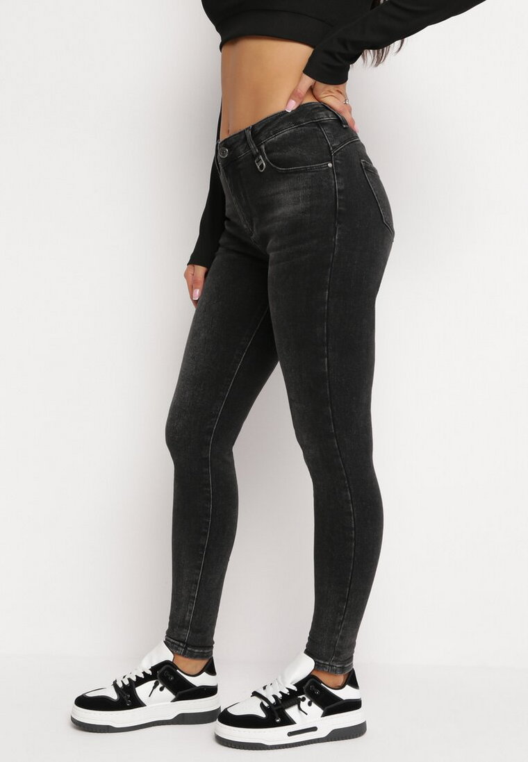 Czarne Jeansy Skinny Edelmine