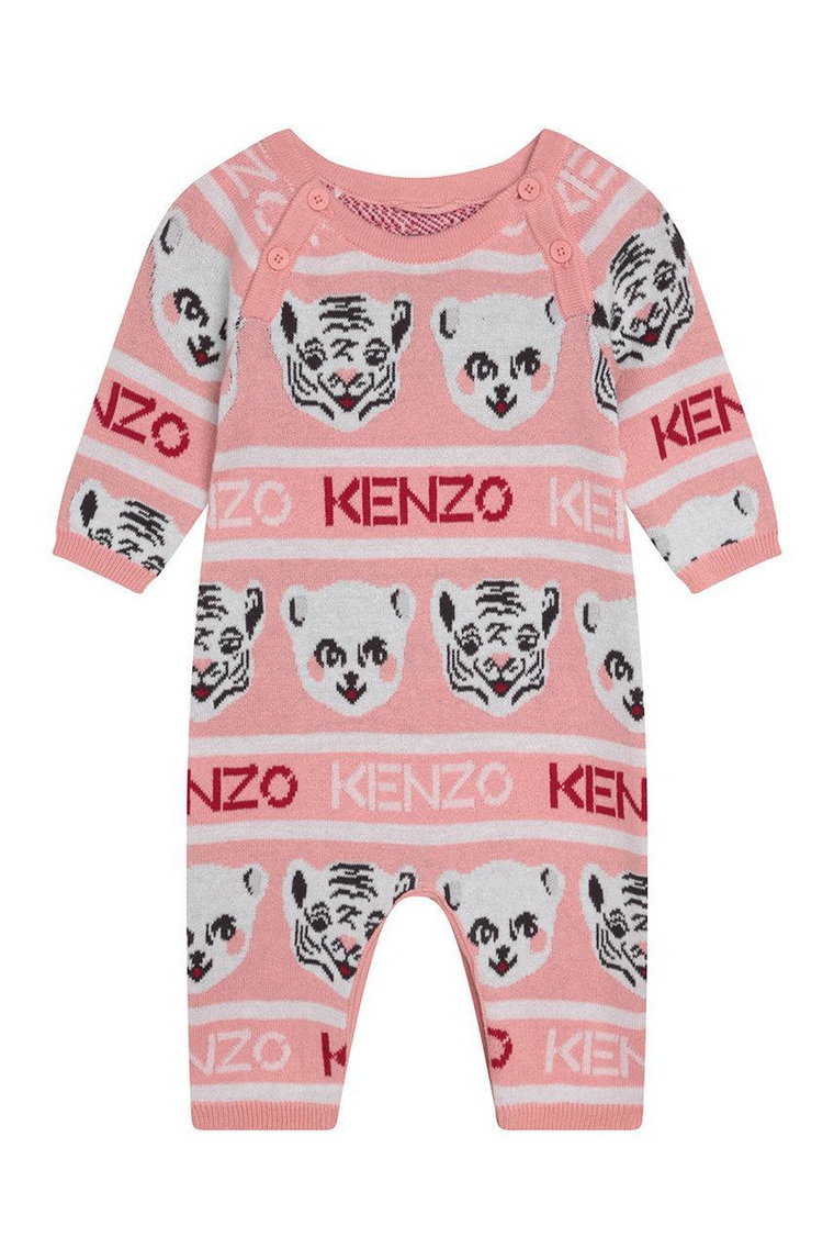Kenzo Kids pajacyk niemowlęcy bawełniany + czapeczka