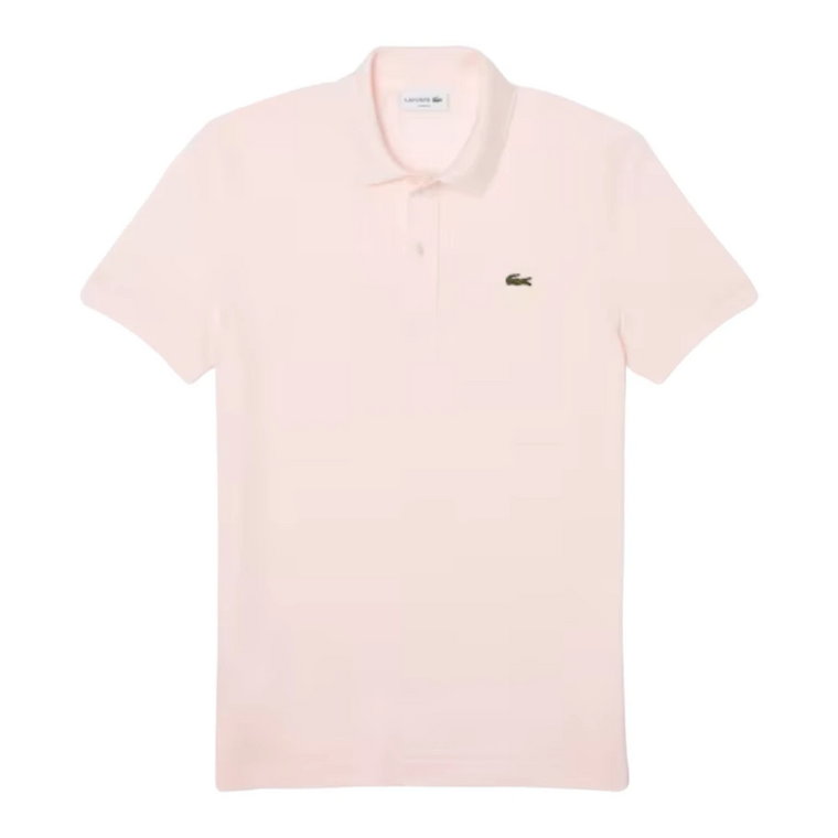 Klasyczny Różowy Polo Shirt Lacoste