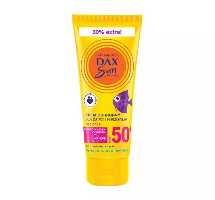 DAX SUN KREM OCHRONNY DLA DZIECI I NIEMOWLĄT NA SŁOŃCE SPF50 75ML