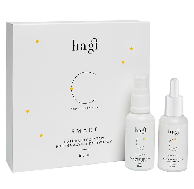 Hagi Smart C - Naturalny zestaw pielęgnacyjny do twarzy Blask 2x30ml
