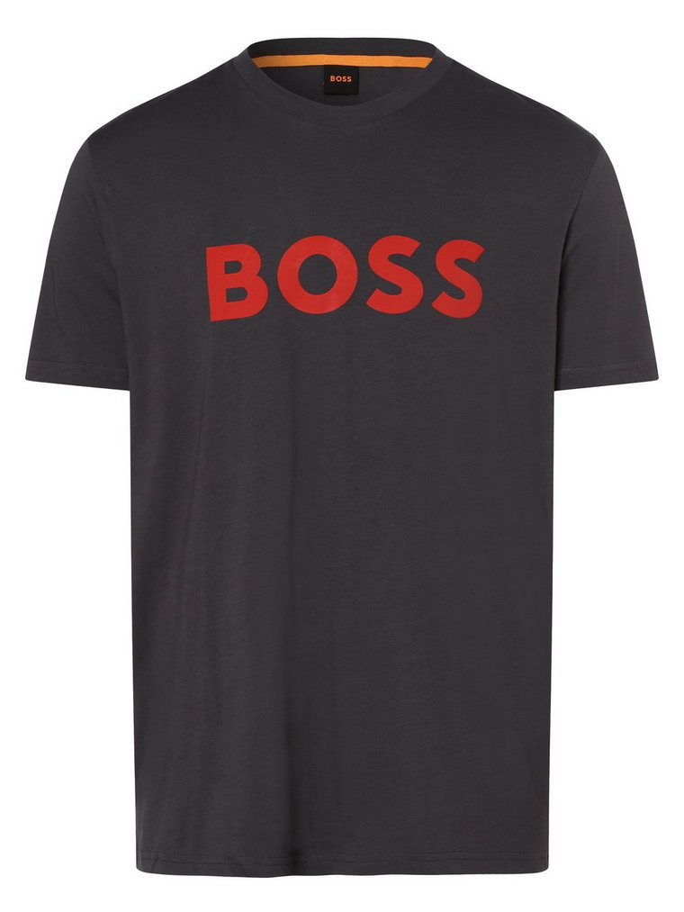 BOSS Orange - T-shirt męski  Thinking 1, szary